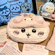 山頭林村雙面小八烏薩奇筆袋吉伊卡哇卡通學(xué)生大容量鉛筆盒 粉色筆袋-加大加絨款