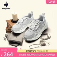 樂(lè )卡克Le coq sportif法國公雞男女款R系列復古厚底百搭訓練運動(dòng)休閑鞋