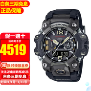卡西歐手表男G-SHOCK大泥王太陽(yáng)能6局電波表登山戶(hù)外運動(dòng)表男士腕表 GWG-B1000-1A 三代大泥王酷黑
