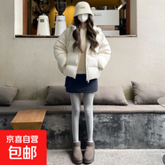 棕色短裙女秋冬2026新款a字半身裙高腰顯瘦緊身小個(gè)子毛呢包臀裙 藏青 【高品質(zhì)】 XL  【126-135斤】