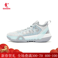 喬丹（QIAODAN）磨礪6籃球鞋男2025秋冬款防滑耐磨低幫實(shí)戰球鞋男AM33240112 灰銀色/純質(zhì)灰-【門(mén)店直發(fā)】 40