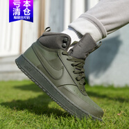 耐克（NIKE）中高幫板鞋男鞋2025冬季新款COURT VISION簡(jiǎn)版AJ休閑鞋運動(dòng)鞋 橄欖綠DR7882-300/加絨保暖 39