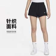 耐克（NIKE）女運動(dòng)短褲 夏季 針織超短褲 三分褲 時(shí)尚百搭 DV7863-010 黑 S