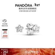 潘多拉（PANDORA）[新年禮物]閃耀雪花耳釘自然季度簡(jiǎn)約精致高級