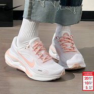 耐克（NIKE）女鞋跑步鞋 2026年新款春季Journey Run慢跑鞋緩震輕便透氣運動(dòng)鞋 114-粉白色 39
