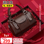 愛(ài)情海包包女包牛皮斜挎包通勤手提包輕奢品牌生日情人節禮物送女友老婆