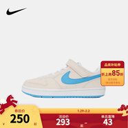 NIKE 耐克男女童休閑板鞋COURT BOROUGH魔術(shù)貼易穿脫兒童運動(dòng)童鞋低幫 DV5457-120 35 【建議腳長(cháng)22cm】