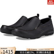 斯凱奇（Skechers）男鞋運動(dòng)鞋秋冬季休閑皮鞋一腳蹬舒適健步懶人鞋工作時(shí)尚防滑耐磨 BLACK黑色 店長(cháng)推薦 46 碼/美碼12
