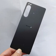 E適用于 于索尼Xperia 5 IV手機后蓋X5m4后殼5 Mark 4后蓋玻璃電池背蓋 索尼X5IV黑色后蓋+后蓋膠 不帶