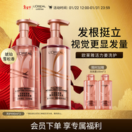 歐萊雅活力姜洗發(fā)水護發(fā)素強韌發(fā)絲洗發(fā)露生姜洗護套裝440ml*2