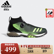 阿迪達斯（adidas）高爾夫球鞋女士新款W CODECHAOS BOA紐扣高幫運動(dòng)休閑跑步鞋 GZ7295 黑色/銀色/白色 36 （UK4.5）