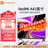 小米電視43寸A升級金屬全面屏 超高屏占比雙楊立體聲 智能液晶平板電視機 43英寸 Redmi A系列