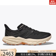 Hoka One One男鞋女鞋運動(dòng)鞋越野跑鞋透氣舒適減震支撐防滑耐磨防水防撕裂春夏 Sherbet / Root 黑色反光 44碼