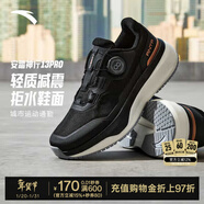 安踏PG7神行13pro丨運動(dòng)鞋女減震寬楦旋扣防潑水通勤慢跑冬季訓練鞋 黑/玫瑰金-5 36.5 (女6)