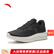 安踏星空丨女跑鞋 黑/玫瑰金/象牙白-2 40 (女8.5)