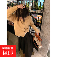 【厚款】灰色毛呢半身裙女中長(cháng)款2026秋冬季高腰設計感百褶裙長(cháng)裙 黑色常規款 S S