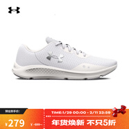 安德瑪（Under Armour）Charged Pursuit 3男子運動(dòng)跑步鞋跑鞋3024878 白色101 45.5