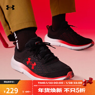 安德瑪（Under Armour）春夏Charged Assert 10男子運動(dòng)跑步鞋3026175黑色006 40.5
