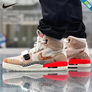 耐克（NIKE）男鞋女鞋aj312 AIR JORDAN LEGACY 情侶鞋子休閑運動(dòng)高幫籃球鞋男 AV3922-126/AT4040-126 迷彩 37.5 GS