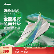 李寧赤兔8pro|減震專(zhuān)業(yè)跑步鞋男鞋超?輕彈中考體測跳繩運動(dòng)鞋 標準白-10 肖戰同款 42