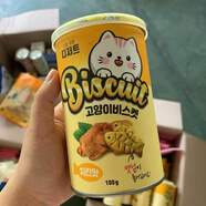 山頭林村【6件】韓國進(jìn)口寵物小零食合集 貓貓狗狗小餅干肉泥條零食 貓咪小餅干雞肉味100g-2025.7 0支