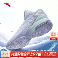 安踏（ANTA）KT籃球鞋男湯普森運動(dòng)鞋男緩震防滑防側翻實(shí)戰比賽氣墊球鞋子男 KT3 team 1代｜淡紫/冰川藍-2 39 (245mm)