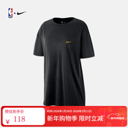 耐克詹姆斯夏季純棉短袖運動(dòng)休閑潮流t恤衫男子短袖 湖人隊T恤（黑色） XL