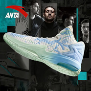 安踏KT3 team｜籃球鞋男秋冬季湯普森防滑減震男戶(hù)外實(shí)戰比賽運動(dòng)鞋子 【推薦-KT3 team】紙莎白/淡粉藍-1 42