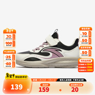 安踏兒童運動(dòng)鞋中大女童跑鞋2025年春秋密網(wǎng)大網(wǎng)眼學(xué)生軟底運動(dòng)休閑鞋 【防風(fēng)革面】黑/象牙白/藕粉-3 35 /22cm