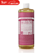 美國Dr.Bronner\x27s  布朗博士 精油液體皂潔顏露 有機玫瑰精油液體皂潔顏露 946ml