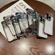 邦克仕（Benks）適用iPhone17四角氣囊防摔16E手機殼蘋(píng)果15PROMAX鏡頭膜14保護套3 【全透明】帶鏡頭膜氣囊超強防摔 蘋(píng)果X/XS通用