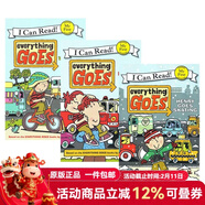 英文原版 I can read Everything Goes 3冊 入門(mén)級分級讀物 兒童英語(yǔ)繪本圖畫(huà)書(shū) 交通工具