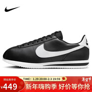 耐克NIKE休閑鞋男子板鞋阿甘鞋CORTEZ運動(dòng)鞋DM4044-001黑白44