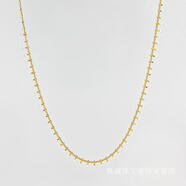 buhesyt琺瑯小水滴項鏈波西米亞風(fēng)夏季鎖骨鏈氣質(zhì)百搭項鏈女 白色項鏈