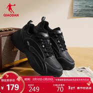 喬丹源生休閑鞋女鞋潮流網(wǎng)球鞋革面防水運動(dòng)鞋白色老爹鞋子女