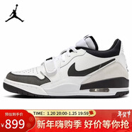 Jordan男休閑鞋喬丹AJ312熊貓配色 LEGACY 312運動(dòng)鞋HV1811-101黑白41