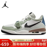 Jordan休閑鞋男喬丹AJ312 LEGACY 312運動(dòng)鞋HV5970-101白綠42.5