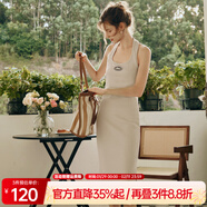 Olrain歐芮兒時(shí)尚穿搭連帽衛衣連衣裙春裝新款寬松顯瘦掛脖 連衣裙O23QL86006 S