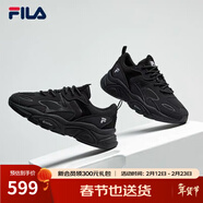 FILA斐樂(lè )女鞋跑步鞋火星二代復古老爹鞋運動(dòng)鞋休閑慢跑鞋FILA MARS Ⅱ 黑色-BK-F12W141116F 39