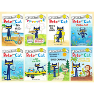 皮特貓系列8冊套裝 Pete the Cat 進(jìn)口原版英文繪本 4歲及以上I Can Read My First 分級讀物