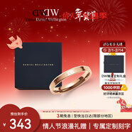 丹尼爾惠靈頓（DanielWellington）dw戒指女 經(jīng)典系列情侶戒指 玫瑰金54號情人節禮物送女生DW018
