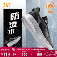 361°運動(dòng)鞋男春季防潑水輕便保暖休閑厚底慢跑步鞋子男672132246-4