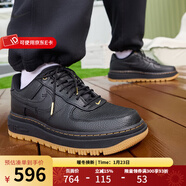 NIKE男鞋AIR FORCE 1 空軍一號膠底運動(dòng)鞋冬季低幫時(shí)尚百搭板鞋 DB4109-001 42.5