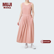 MUJIIDEE 女式 人字紋 連體裙 連衣裙裙子夏季長(cháng)裙無(wú)袖GAD61C4S 淺粉紅色 均 碼 165/88A