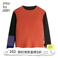 jnby by JNBY江南布衣嬰童巴素蘭羊毛毛衣秋冬圓領(lǐng)男女童嬰兒兒童YOB310970 853/雜桔 100cm