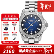 ROAMER瑞士原裝進(jìn)口石英表男士200米防水運動(dòng)休閑潛水手表 深海系列 860833 41 45 70 藍色