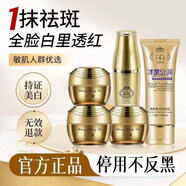 靚邦素祛斑套裝五件套+水組合 3+2套裝煥亮煥白補水霜化妝品去斑 A霜日霜（升級款）