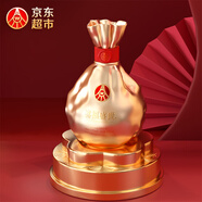 五糧液股份出品 喜福盛世日進(jìn)斗金 濃香型優(yōu)級白酒 52度500mL 單瓶