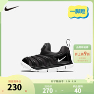 NIKE 耐克男女童毛毛蟲(chóng)運動(dòng)鞋DYNAMO 緩震舒適一腳蹬兒童休閑學(xué)步鞋 343938-013 27 【建議腳長(cháng)16cm】