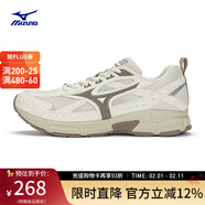 美津濃（MIZUNO）【SPEED】運動(dòng)跑步鞋男女星速鞋復古老爹鞋透氣緩震跑鞋 07/棉白/暗灰裙 38.5 (245mm)